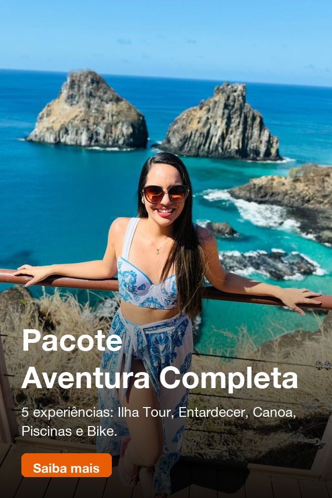 Combo de cinco passeios em Fernando de Noronha incluindo Bike Aquática