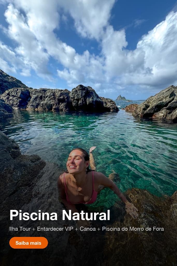 Combo de cinco passeios em Fernando de Noronha incluindo Mergulho de Praia
