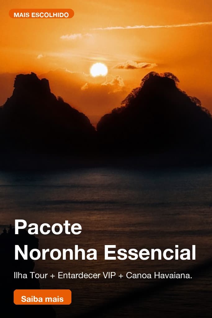 Combo Ilha Tour, Barco Entardecer VIP e Canoa Havaiana em Fernando de Noronha